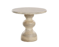 Raul Bistro Travertine Look - Dune - 34" Table