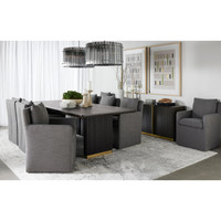 Kalla Rectangular - Charcoal - 96" Dining Table, view 5