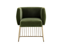 Gala Dining Forest Green Armchair