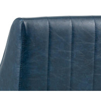 Wolfe Vintage Blue Lounge Chair, view 5