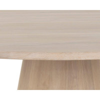 Elina Round - Light Oak - 54" Dining Table, view 2