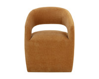 Lloret Wheeled Dining Danny Amber Armchair