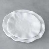 Vida Havana 11" Dinner Plate Set 4 (White), view 7