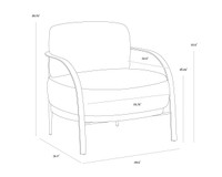 Daphne Hailey Moon Lounge Chair