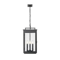 Sand Black Seedy Glass Outdoor Pendant, view 3