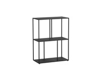 Eiffel Low Small - Black Bookcase