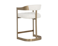 Beaumont Antique Brass - Rhea Light Barley Counter Stool