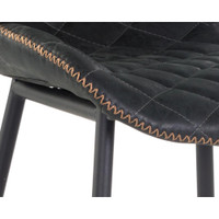 Lyla Antique Black Counter Stool, view 2