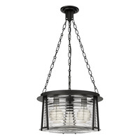 Matte Black Cape Harbor Lighthouse Pendant, view 6