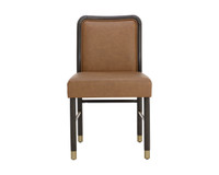 Jeno Milliken Cognac Dining Chair