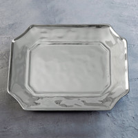 Giftables Soho Silver Lucca Rectangular Decorative Tray - Tray Detail | Bone & Brass