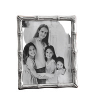 Silver Bamboo 8 x 10 Picture Frame | Bone & Brass