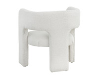 Isidore Copenhagen White Lounge Chair