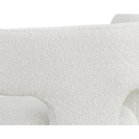 Isidore Copenhagen White Lounge Chair, view 3