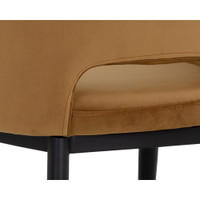 Thatcher Dining Black - Gold Sky Armchair, view 3