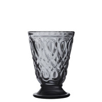 Grey Glass Lyonnais Tumblers Set of 6
