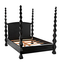 Brancusi Bed Hand Rubbed Black, view 7