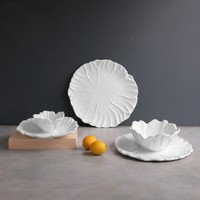 White Lettuce 9" Salad Plate Set of 4, view 7