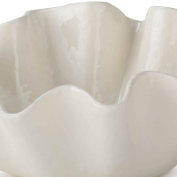 Ruffle Ceramic Bowl Medium, view 5