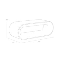 Capsule White Bench, view 3