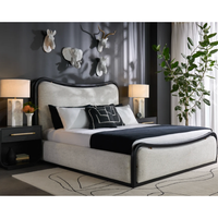 Tarrant Black Oak Nightstand, view 2