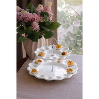 Vida Alegria Two Tiered Deviled Egg Server - Tray Detail | Bone & Brass