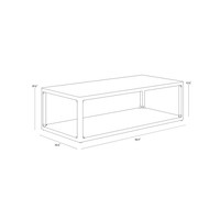 Doncaster Black Coffee Table, view 3