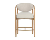 Sigrid Light Oak - Monument Oatmeal Counter Stool