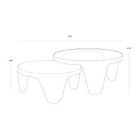 Mysaria Nesting Coffee Tables (Set of 2), view 4