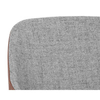 Mccoy Swivel Cinnamon Brown / November Grey Dining Chair, view 2