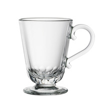 Clear Glass Louison Mugs – Set of 6