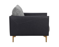 Ashi Nash Zebra / Coal Black Armchair