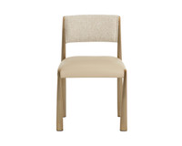 Bayard Antique Brass - Napa Beige / Santa Cruz Oatmeal Dining Chair