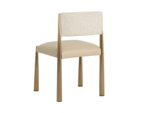 Bayard Antique Brass - Napa Beige / Santa Cruz Oatmeal Dining Chair