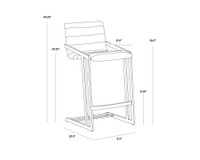 Webber Cantina Black Counter Stool