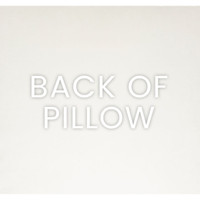 Back of the Posh Duo Mustard Throw Pillow, showing the seamless zippered cover and tailored finish.
