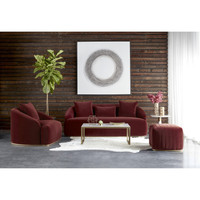 Astrid Merlot Armchair, view 6