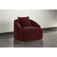 Astrid Merlot Armchair, view 2