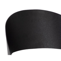 Dezirae Black - Cognac Leather Dining Chair, view 2