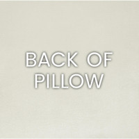 Back of Carlyle Glacier Mist decorative throw pillow, 24x24, with seamless zippered cover.