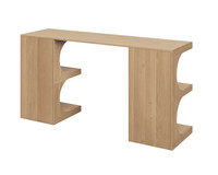 Catrine Rustic Oak Desk