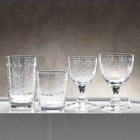 Patricia Tall Red Wine Glass, Set 4 - Glass View | Bone & Brass