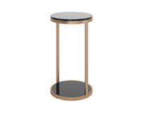 Benjamin End Antique Brass Table