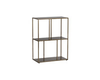 Eiffel Low Small - Antique Brass Bookcase
