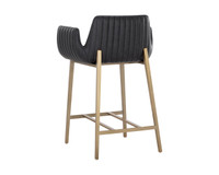 Lucano Bravo Black Counter Stool