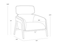 Maximus Moss Green Lounge Chair