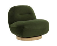 Franze Swivel Moss Green Lounge Chair
