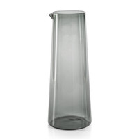 Lanvin Glass Pitcher | Gray, Cobalt Blue or Green | Bone & Brass