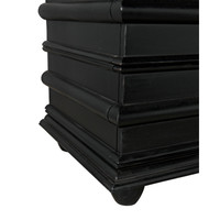 Ascona 6-Drawer Chest, Hand Rubbed Black, view 14