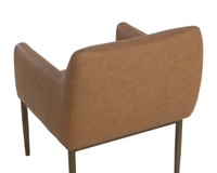 Olea Dining Milliken Cognac Armchair